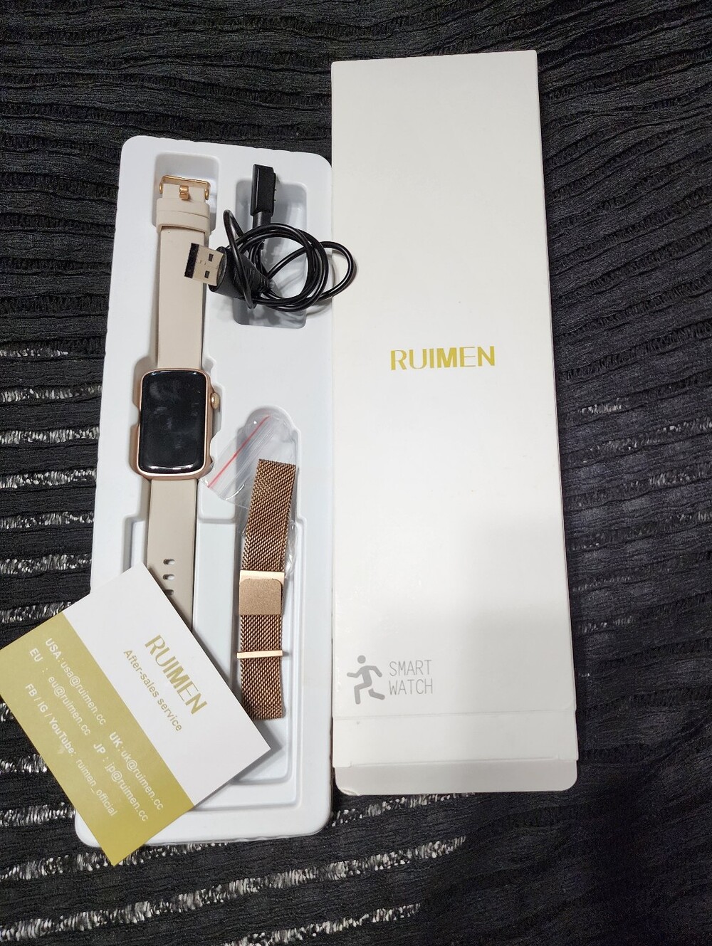 L2 Rose Gold Smartwatch From Amazon